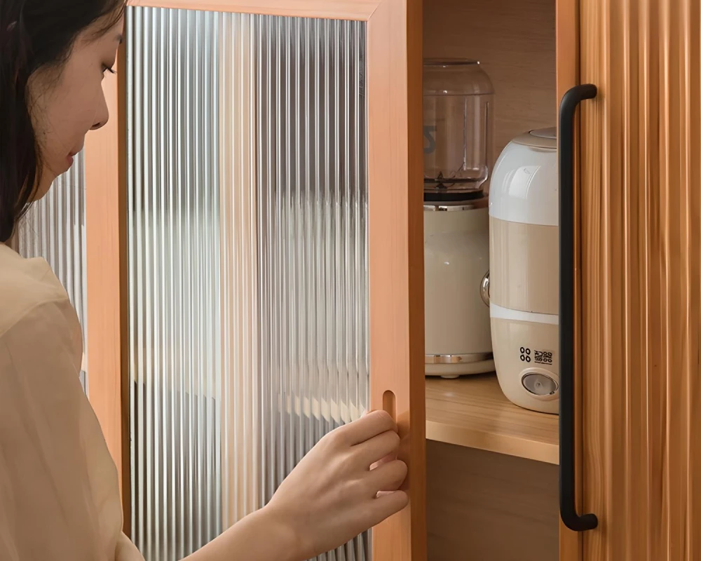 sideboard with drawers and shelves